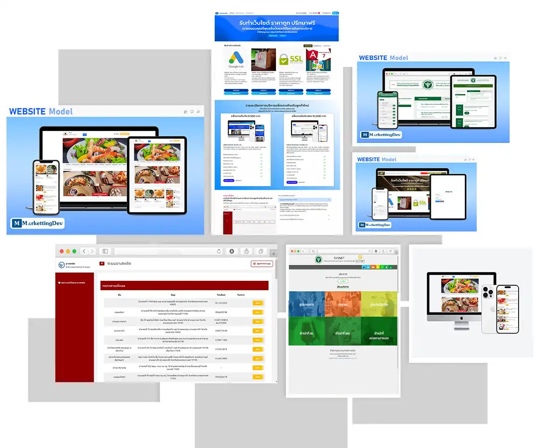 รับทำเว็บไซต์ครบวงจร พร้อมออกแบบดีไซน์และปรับโครงสร้าง SEO